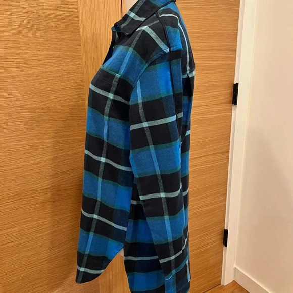 LITA by CIARA - long sleeve oversized plaid flannel shirt, XXS - Picture 3 of 7